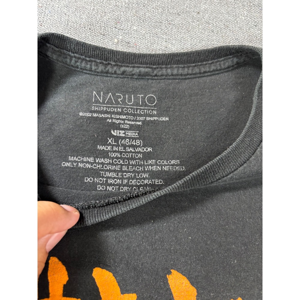 Naruto Shippuden Ichiraku Ramen Shop Graphic T-Shirt Black XL Anime Manga Tee - Picture 3 of 6